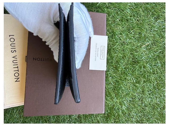 Louis Vuitton Portafoglio Multiple in tela Damier Graphite - vista 13