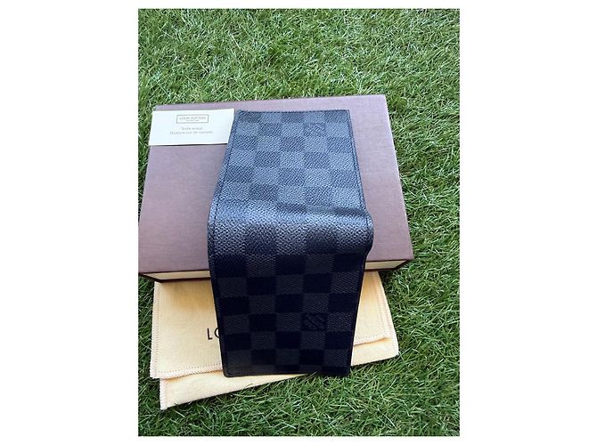 Louis Vuitton Portafoglio Multiple in tela Damier Graphite - vista 14