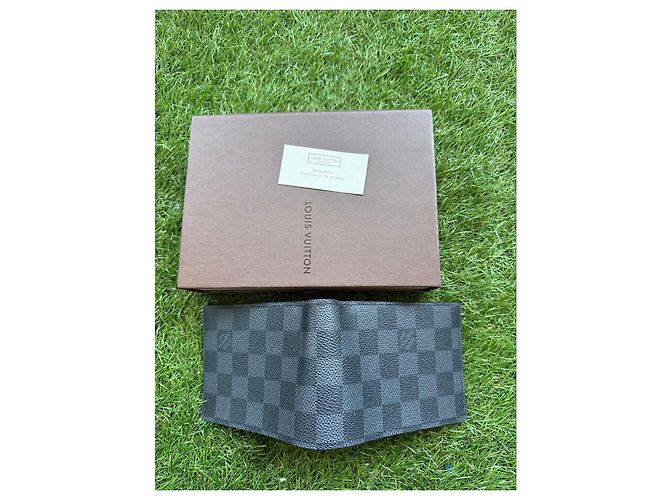 Louis Vuitton Portafoglio Multiple in tela Damier Graphite - vista 6