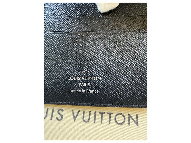Louis Vuitton Portafoglio Multiple in tela Damier Graphite - vista 8