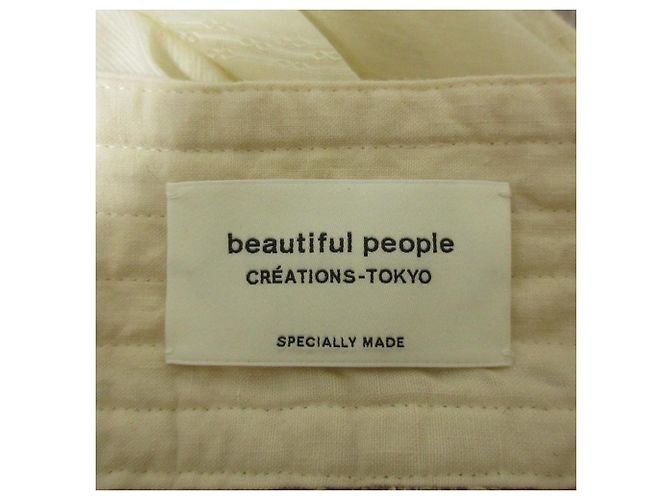 Autre Marque Saia plissada em algodão e linho beautiful people - vista 3