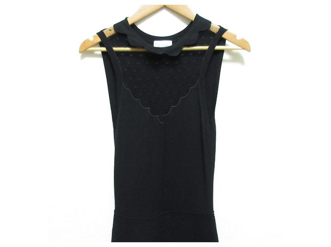 RED VALENTINO Spitzenstrickkleid - Ansicht 3