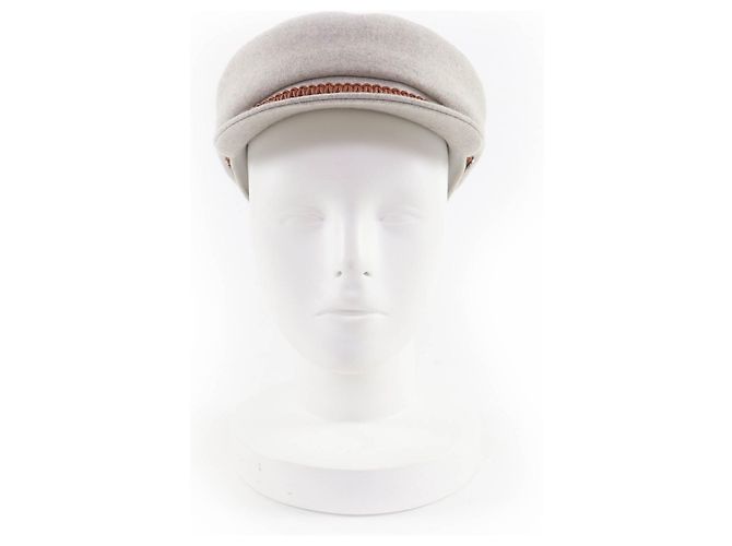 Hermès Casquette Deauville Serie Metal Cashmere Cap 57 - vista 3