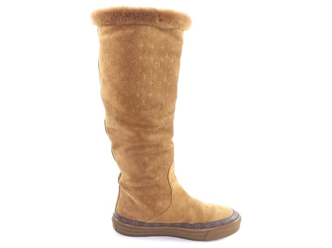 Louis Vuitton Snowball Mouton Kniehohe Stiefel - Ansicht 5