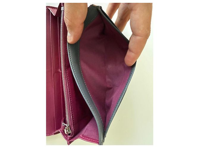 Cartera Fendi Nuvola de cuero gris - vista 12
