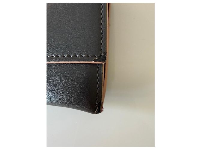 Cartera Fendi Nuvola de cuero gris - vista 17