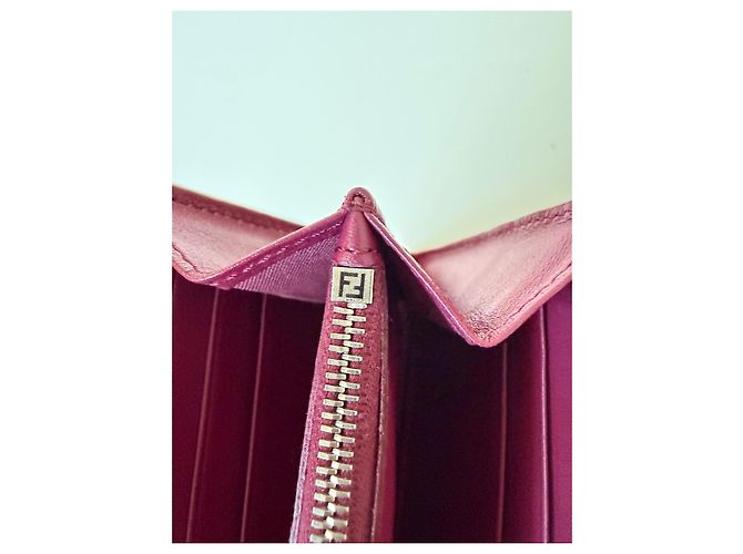 Cartera Fendi Nuvola de cuero gris - vista 7