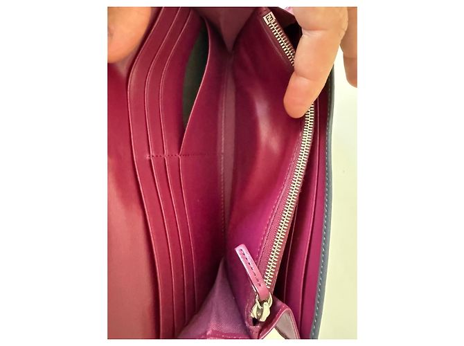 Cartera Fendi Nuvola de cuero gris - vista 9