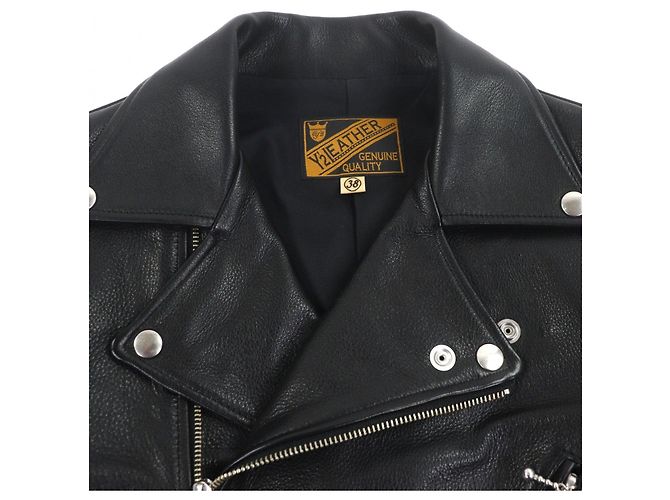 Autre Marque Giacca Y'2 LEATHER in doppia pelle di vacchetta oliata Steer - vista 2