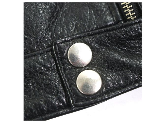 Autre Marque Giacca Y'2 LEATHER in doppia pelle di vacchetta oliata Steer - vista 7