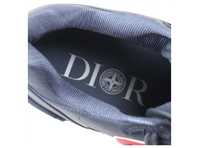 Baskets en cuir Dior Stone Island - vue 10