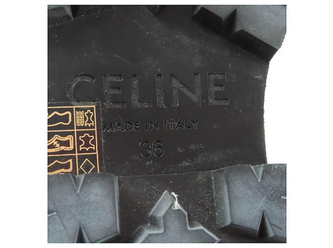 Céline Bottes Chelsea CELINE Margaret en cuir - vue 14