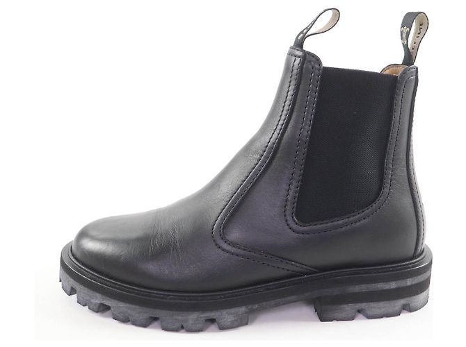 Céline Bottes Chelsea CELINE Margaret en cuir - vue 5