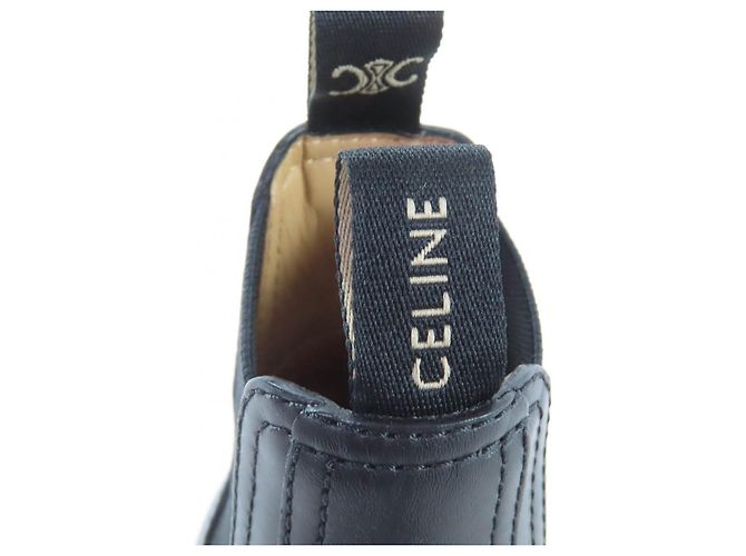 Céline Bottes Chelsea CELINE Margaret en cuir - vue 9