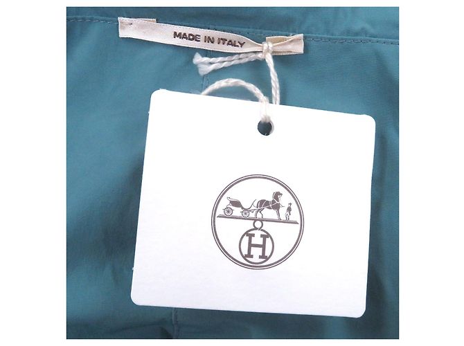 Chaqueta con capucha Hermès logo H de nailon y elastano 44 - vista 12
