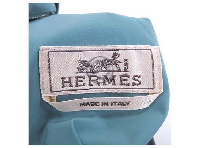 Chaqueta con capucha Hermès logo H de nailon y elastano 44 - vista 8