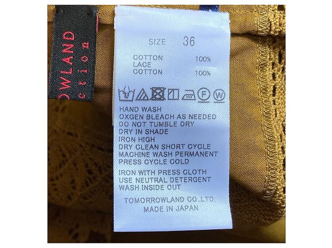 Autre Marque TOMORROWLAND collection Le Coton Organdy Neck Ribbon Blouse - vista 5