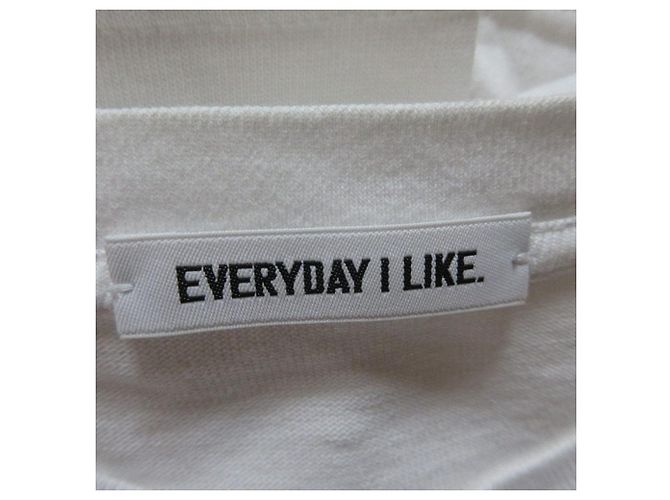 Autre Marque EVERYDAY I LIKE T-Shirt cropped de algodão - vista 6