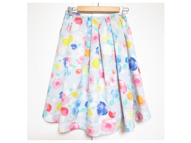 Autre Marque Falda acampanada Chesty con estampado de flores en acuarela - vista 2