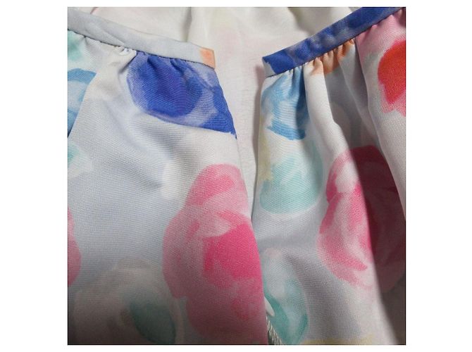 Autre Marque Falda acampanada Chesty con estampado de flores en acuarela - vista 4