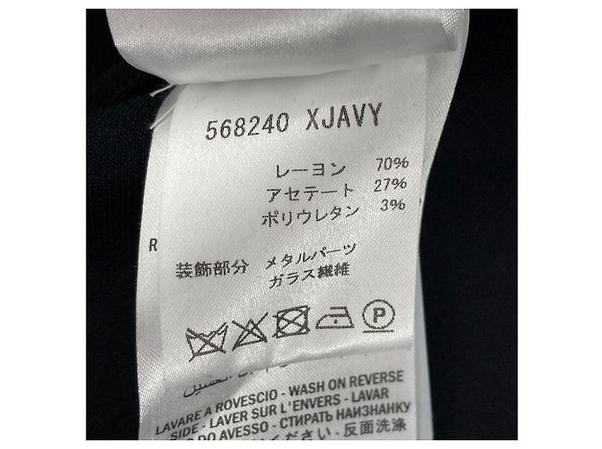 Gucci ärmelloses V-Ausschnitt-Kleid mit Strass aus Rayon - Ansicht 12