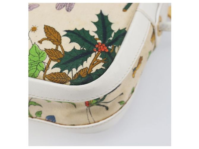 GUCCI Flora Schultertasche Canvas Multicolor Gold 007 113 0068 - Ansicht 14