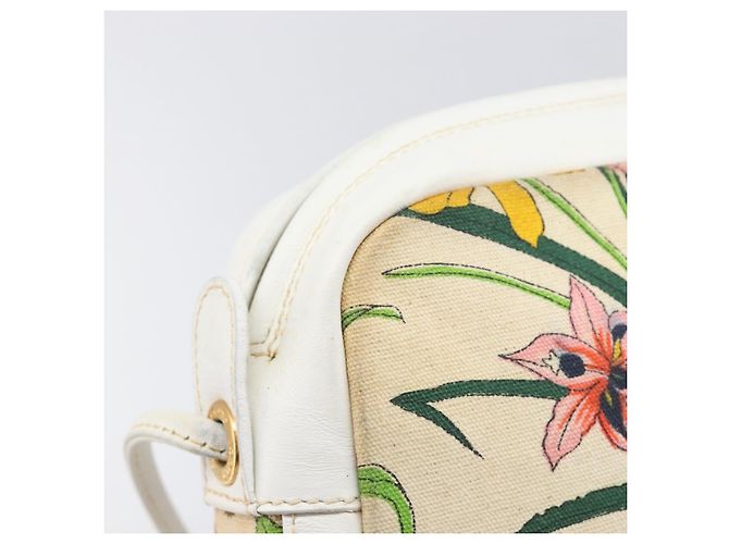 GUCCI Flora Schultertasche Canvas Multicolor Gold 007 113 0068 - Ansicht 16