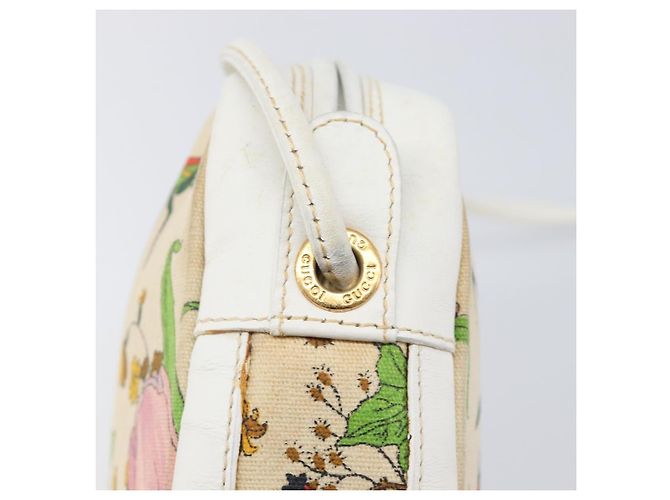 GUCCI Flora Schultertasche Canvas Multicolor Gold 007 113 0068 - Ansicht 17