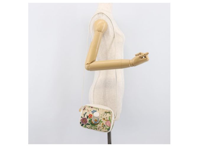 GUCCI Flora Schultertasche Canvas Multicolor Gold 007 113 0068 - Ansicht 27