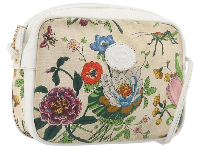 GUCCI Flora Schultertasche Canvas Multicolor Gold 007 113 0068 - Ansicht 28