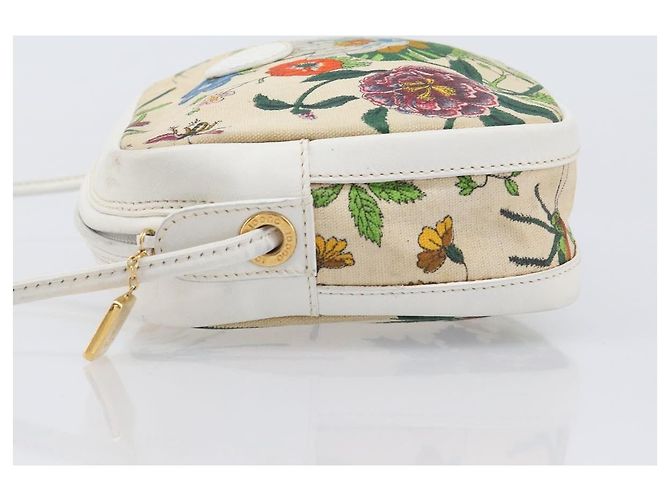 GUCCI Flora Schultertasche Canvas Multicolor Gold 007 113 0068 - Ansicht 5