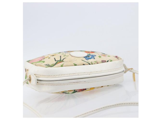 GUCCI Flora Schultertasche Canvas Multicolor Gold 007 113 0068 - Ansicht 6