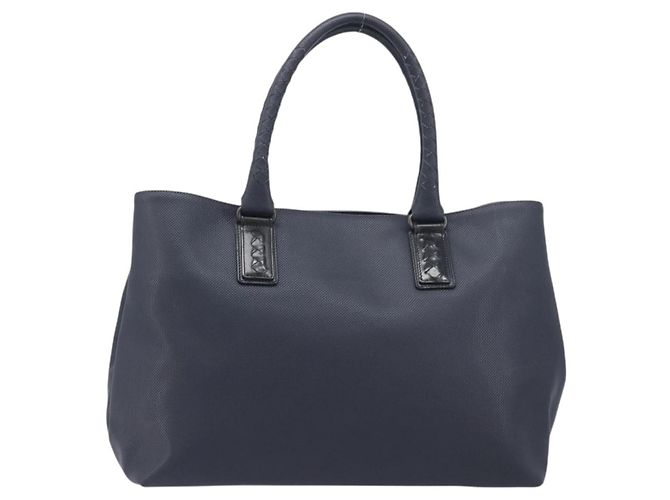 Borsa Tote Bottega Veneta Pelle Navy Silver 222498 - vista 13