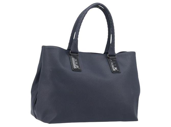 Borsa Tote Bottega Veneta Pelle Navy Silver 222498 - vista 29