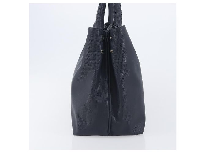 Borsa Tote Bottega Veneta Pelle Navy Silver 222498 - vista 3