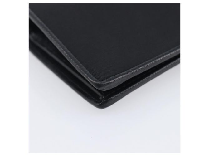 Saffiano PRADA Bifold Wallet Nylon Black Gold - view 16