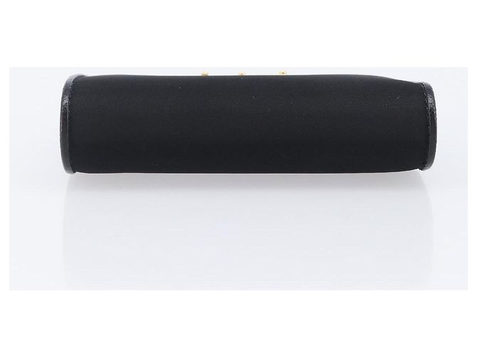 Saffiano PRADA Bifold Wallet Nylon Black Gold - view 5
