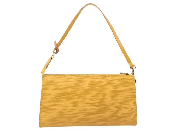 LOUIS VUITTON Epi Pochette Accessoires Pouch Yellow M52989 LV - vista 2
