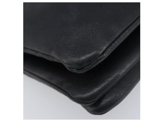 Céline CELINE Trio Schultertasche aus Leder Schwarz Gold - Ansicht 12