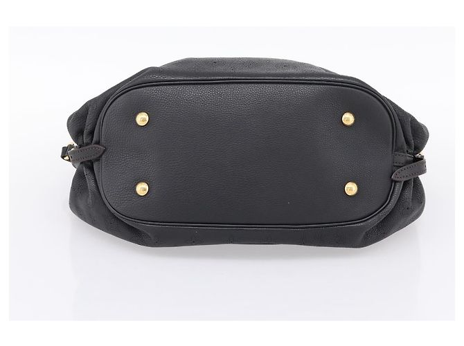 LOUIS VUITTON Borsa a mano Mahina L in pelle nera M95765 LV - vista 5