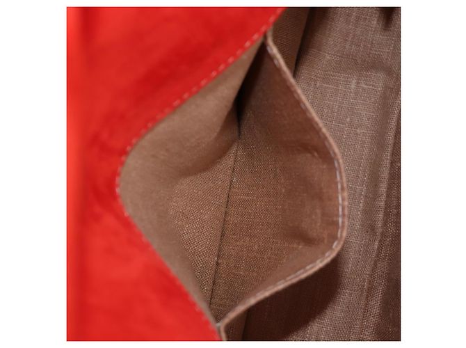 Selleria FENDI Handtasche aus Leder 2way rot goldfarben 8BN199 - Ansicht 28