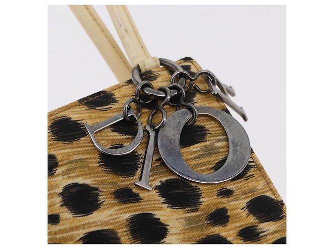 Bolsa Christian Dior Canvas Beige Silver - vista 16