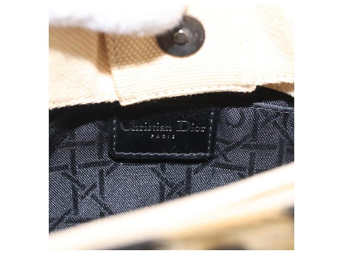Bolsa Christian Dior Canvas Beige Silver - vista 17