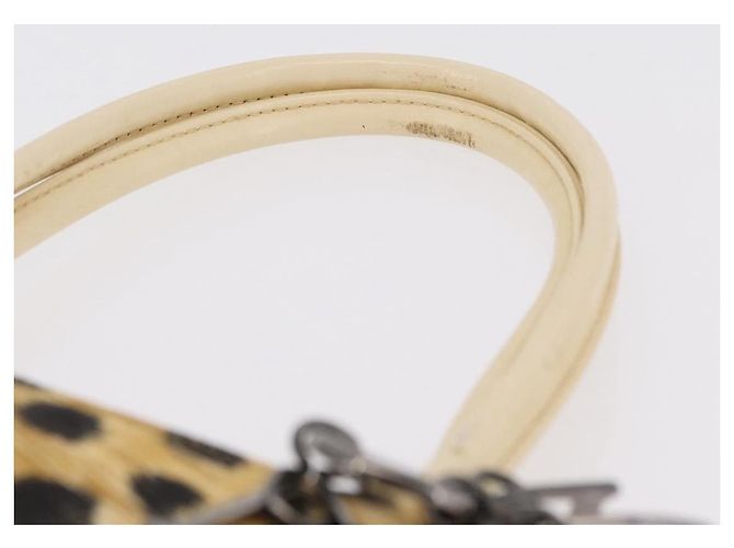 Bolsa Christian Dior Canvas Beige Silver - vista 8