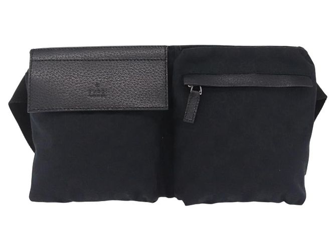 Borsello da vita GUCCI GG Canvas Nero Argento 28566 - vista 2