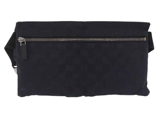 Borsello da vita GUCCI GG Canvas Nero Argento 28566 - vista 3