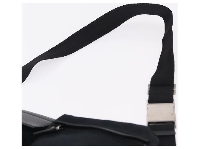 Borsello da vita GUCCI GG Canvas Nero Argento 28566 - vista 8