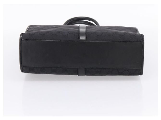 Borsa Tote GUCCI GG Canvas Black Silver 002 1064 - vista 9