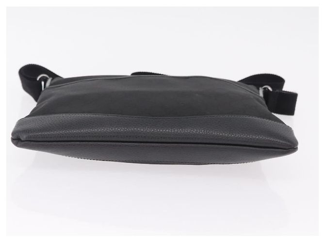 Borsa a tracolla GUCCI GG Canvas Outlet Nero Argento 374414 - vista 11