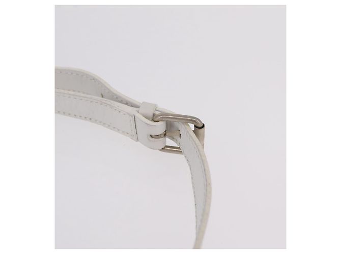 Edge Céline CELINE Circle Shoulder Bag Leather White Silver - view 12